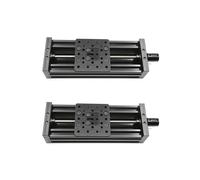 2X Imprimante 3D Axe Z Vis T8 Axe Z DIY C Faisceau CNC Table Coulissante 250Mm Kit D'Actionneur LinéAire-Noir