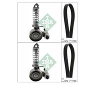 2x Ina 529 0297 10 Ensemble Courroie de Ceinture Avant pour Opel Agila (A)