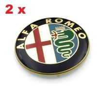 2x Insigne LOGO 74mm pour ALFA ROMEO 147 156 159 RÉGLAGE MUTUEL GIULIETTE GT