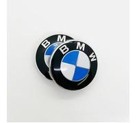 2x Insigne logo Capot Emblème BMW 74mm 82mm E46 E90 E92 E60 E34 E36 E39 X3 X5
