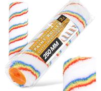 2x Instalguru Rouleaux De Peinture 25 cm Polyacrylique Rouleau À Laque Pour Peinture Murale Emulsion Latex Travaux De Rénovation Intérieure