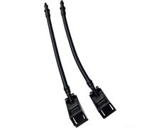 2x Jets Lavage Pare-Brise Pour Jetta 1999-2008 | Plastique pour robuste, résistance pour usure, spray pour efficace, visibilité améliorée, longue durée de vie