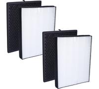 2x jeux de filtres de rechange pour purificateurs d'air Philips AC2889, AC2887, AC2882, AC3829/10, 2000 série 2000i | Filtre HEPA + filtre à charbon actif | Remplacement pour Philips AC2887/10