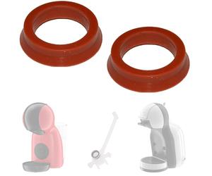 2x joints toriques D'ÉTANCHÉITÉ réservoir d'eau pour Krups Dolce Gusto KP | Kit d'entretien, joint à lèvre, pour Piccolo Circolo Melody joint de réservoir Récipient à eau, Côté appareil, Machine à café