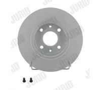 2x JURID Disque de frein Arrière pour FIAT Bravo II 5 portes (198) 251mm