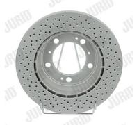 2x JURID Disque de frein Arrière pour PORSCHE 911 (996) 299mm 562585JC