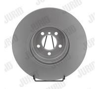 2x JURID Disque de frein Avant pour BMW 3 Touring (F31) 370mm 563133JC-1