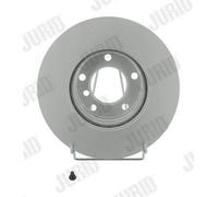 2x JURID Disque de frein Avant pour BMW 5 Berline (E39) 296mm 562035JC