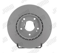 2x JURID Disque de frein Avant pour HYUNDAI i30 3/5 portes (PDE, PD, PDEN) 280mm