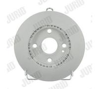 2x JURID Disque de frein Avant pour MAZDA 2 (DY) 235mm 562022JC