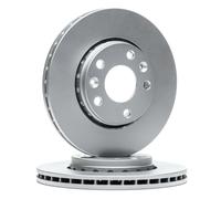 2x JURID Disque de frein Avant pour RENAULT Megane III 3/5 portes (BZ0/1) 280mm