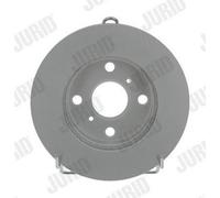 2x JURID Disque de frein Avant pour TOYOTA Yaris 3/5 portes (P1) 235mm 562443JC