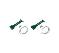 2X Kit Bricolage 1.6GHz 1.7GHz Antenne Qfh Bande L 50 Ohms pour Aérospatiale, Météorologie, Positionnement, Relais Vert