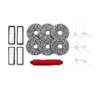 2x Kit de 17 accessoires compatible avec Roborock Qrevo S