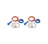 2X Kit de Faisceau de Câblage D'Installation D'Amplificateur de Voiture 1500W Câble D'Alimentation de Caisson de Basses D'Amplificateur Audio 8GA