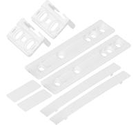 2X Kit De Montage De Porte Charnière À Traîne Compatible Avec Réfrigérateur Aeg, Comme Pièce Détachée Numéro 2230349041, 223034904, Convient Aussi Pour Küppersbusch 430922, Zanke[LAV1817]