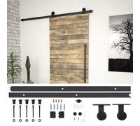 2x Kits de Fixation pour Porte Coulissante 200 cm Acier Cuisine Grange vidaXL