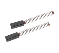 2x Kohlebrste kompatibel mit KitchenAid 3KSM150PSTBW0, 3K5SS, 3KSM150PSTCL0, 3KSM150PSTCB0, 3K45, 3K5, 3K45SS Kchenmaschine, Standmixer + Feder
