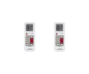 2X KT-109II Climatiseur Télécommande Universelle Remplacement Climatiseur LCD Affichage Télécommande avec Base