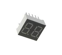 2X KW2-361ASB Afficheur: LED 7-segments 9,2mm 0,36" Nbr.indic: 2 rouge anode LUC
