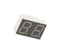 2X KW2-391AVA Afficheur: LED 7-segments 10mm 0,39" Nbr.indic: 2 rouge anode LUCK