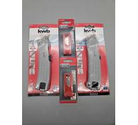 2x KWB Couteau à lame trapèze professionnel + 2x Connex Lames trapèzes pour couteau universel 5 pièces