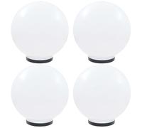 2x Lampe à LED sous Forme de Boule Sphérique Terrasse Éclairage Chemin vidaXL