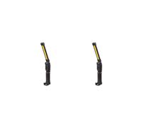2X Lampe de Travail Multifonctionnelle, Lampe de Secours Puissante et Pliable Rechargeable, Lampe D'Inspection, Adaptée à L'Entretien de la Voiture