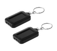 2X Lampe LED Solaire avec Porte-Cles