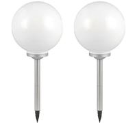 2x Lampe Sphérique Solaire Extérieure LED Décoration de Jardin Terrassenleuchte
