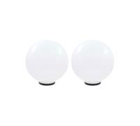 Vidaxl Lampes À Led Sous Forme De Boule 2 Pcs Sphérique 50 Cm Pmma