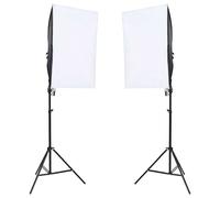vidaXL Lampes de studio professionnelles 2x - Éclairage photo intérieur 40x60 cm