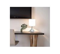 2x Lampes de Table Bouton Tactile Lampes de Chevet Lampes de Lecture Luminaire Eclairage Chambre à Coucher Maison Intérieur Bouton Tactile Blanc