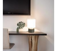 vidaXL 2x Lampes de Table Bouton Tactile Lampes de Lecture Lampes de Chevet Luminaire Eclairage Chambre à Coucher Maison 51039 Blanc G