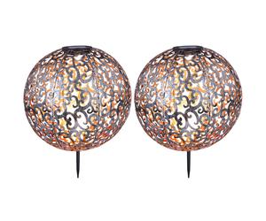 2x lampes solaires enfichables extérieures à LED