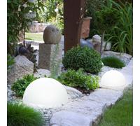 2x Lampes Solaires LED Extérieures Harms Blanc, Applique Murale