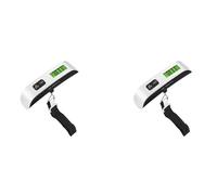 2X LCD Digital Hanging Scale Luggage Suitcase Baggage Weight Scales with Belt for Electronic Weight Tool 50Kg/110Lb