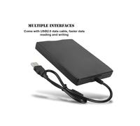 2X Lecteur de Disquette USB 3,5 Pouces Externe Portable 1,44 Mo FDD Lecteur de Disquette pour Windows 7 8 2000 XP Vista PC Portable