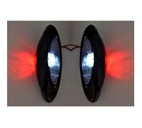 2x LED Contour Feux de Position 24V Rouge/Blanc Pour SUV Tout Terrain Remorque Camion Camping-Car Caravane Châssis