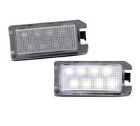 2x LED Éclairage plaque immatriculation Compatible for Jeep sans erreur | Compatible for Jeep Grand Cherokee 2014-2020, Compatible for Compass Patriot 2014-2017, Compatible for Fiat 500 2013-2019