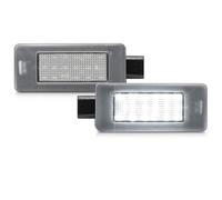 2x LED Éclairage plaque immatriculation Compatible for Peugeot & Citroen | sans erreur OE 9682403680 Compatible for Peugeot 208 2008 308 3008 5008 II 207 CC Compatible for Citroen C3 MK3 DS3 C5