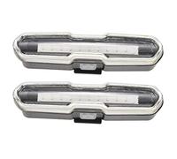 2X LED Feu Arriere pour Velo Rouge et Bleu Lampe d'urgence Multifonctionnel Ultra Brillant Etanche Rechargeable USB