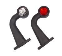 Lot de 2 feux de gabarit à LED - 12-30 V - Coudés - Long