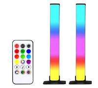 2x LED RGBIC Smart Decorative Column Musical Operation 32cm + Remote Control