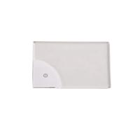 2X LED Vierge Acrylique Brillant Carte de Visite Lumière Transparente Nom Étiquette Conseil Bricolage Cadeau pour Mari Petits Amis Papa Cadeau