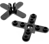 2x Lego rotor feuille noir 4 pales 5 diamètres coins ronds 247926 2479