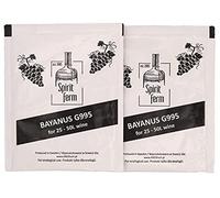 2x LEVURE DE VIN jusqu'à 100 L - Levure UNIVERSELLE vin blanc et vin rouge Levure naturelle de vin