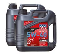 2x LIQUI MOLY 1685 Moto 4T Synthétique Sport 5W-40 4L