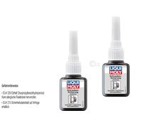 2x Liqui Moly 3801 Frein-filet de vis mi-dur 10 g