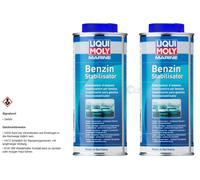 2x LIQUI MOLY Marine Stabilisateur Essence 25008 Additif 500 ml